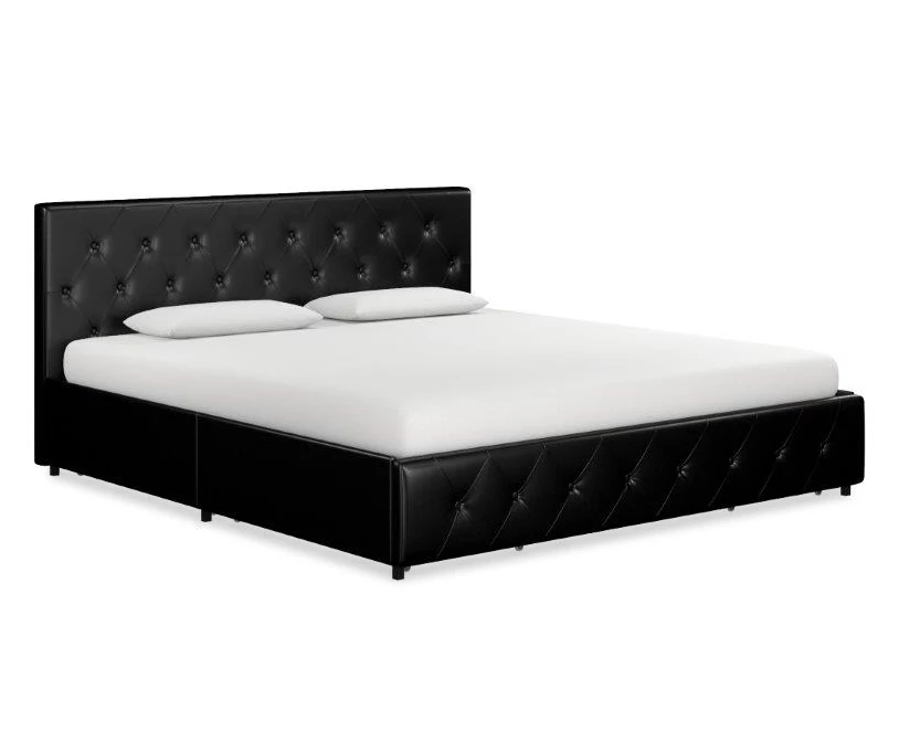 DHP Dana Faux Leather Upholstered Bed With Storage DHP Dana Faux Leather Upholstered Bed With Storage -Home Furniture Store 810543731 6