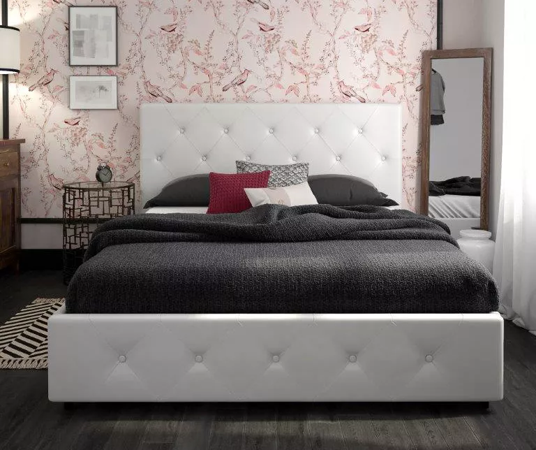 DHP Dana Faux Leather Upholstered Bed With Storage DHP Dana Faux Leather Upholstered Bed With Storage -Home Furniture Store 810543734 3