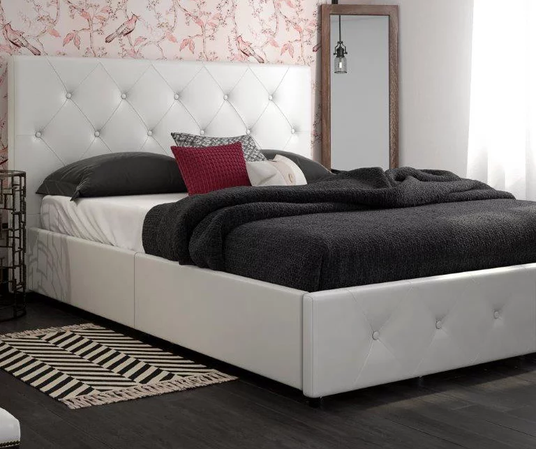 DHP Dana Faux Leather Upholstered Bed With Storage DHP Dana Faux Leather Upholstered Bed With Storage -Home Furniture Store 810543734 4