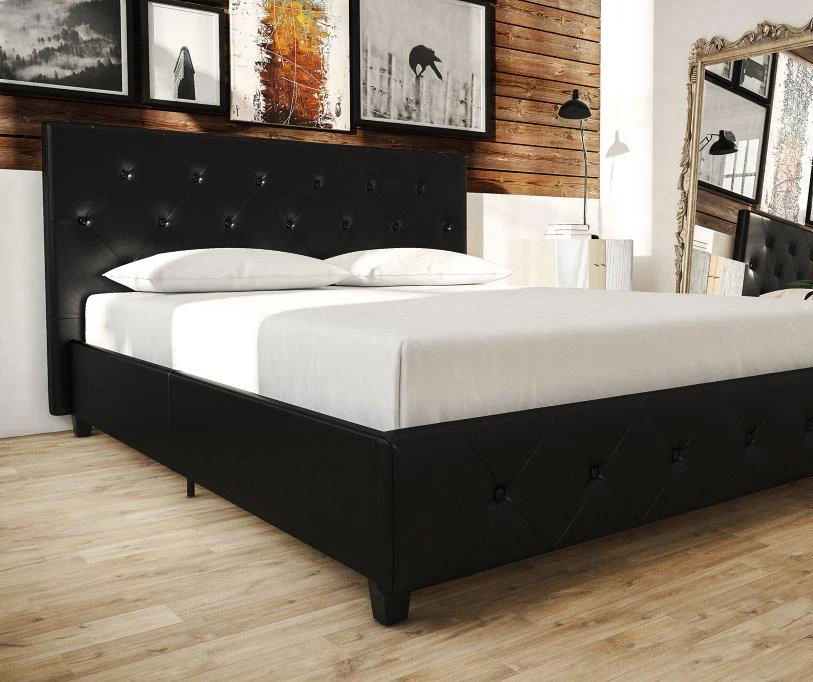 DHP Dana Faux Leather Upholstered Queen Bed DHP Dana Faux Leather Upholstered Queen Bed -Home Furniture Store 810543735 6