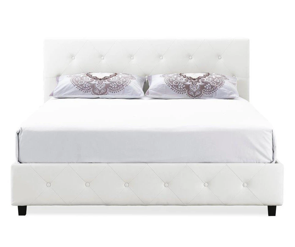 DHP Dana Faux Leather Upholstered Queen Bed DHP Dana Faux Leather Upholstered Queen Bed -Home Furniture Store 810543736 3