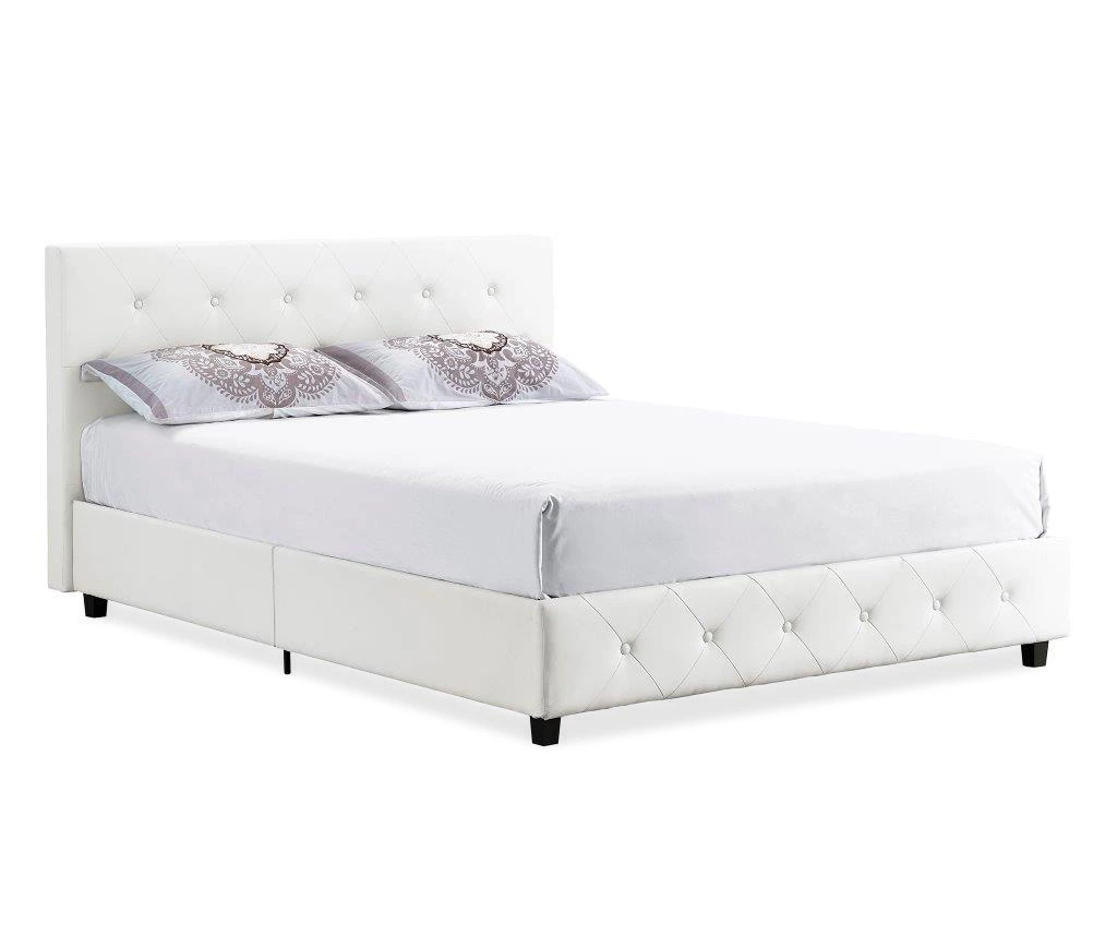 DHP Dana Faux Leather Upholstered Queen Bed DHP Dana Faux Leather Upholstered Queen Bed -Home Furniture Store 810543736 4