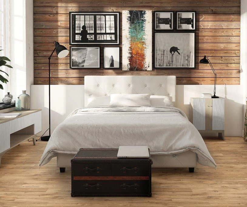 DHP Dana Faux Leather Upholstered Queen Bed DHP Dana Faux Leather Upholstered Queen Bed -Home Furniture Store 810543736 5