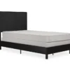 Atwater Living DHP Jazmine Black Faux Leather Upholstered Bed 1 Atwater Living DHP Jazmine Black Faux Leather Upholstered Bed -Home Furniture Store 810543814 4