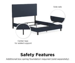 Atwater Living DHP Jazmine Linen Upholstered Queen Bed -Home Furniture Store 810543815 2