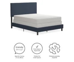 Atwater Living DHP Jazmine Linen Upholstered Queen Bed -Home Furniture Store 810543816 1