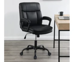 Real Living Faux Leather Office Chair -Home Furniture Store 810547500