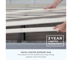 Isabelle Charcoal Upholstered Twin Wingback Bed -Home Furniture Store 810547599 810547605 810547613 810547609 7