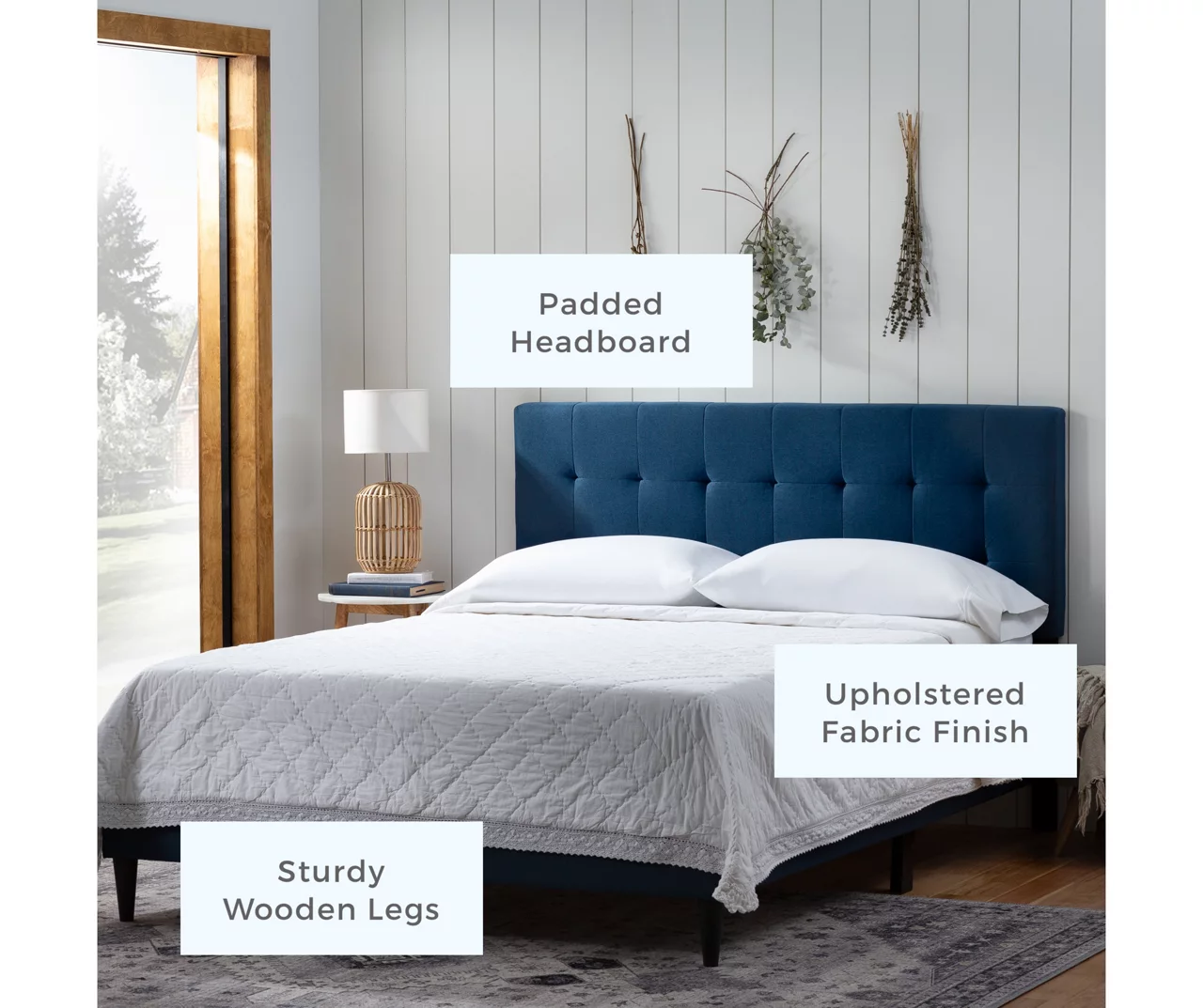 Brookside Cara Square Tufted Platform Bed Brookside Cara Square Tufted Platform Bed -Home Furniture Store 810547641 810547646 810547656 810547651 2