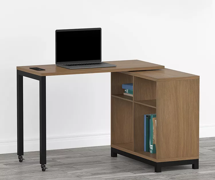 Seven Hills Acorn Metal & Melamine 4-Cube Pivot Desk with USB Charging Seven Hills Acorn Metal & Melamine 4-Cube Pivot Desk With USB Charging -Home Furniture Store 810561090 1