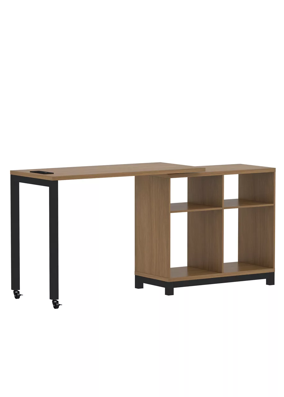 Seven Hills Acorn Metal & Melamine 4-Cube Pivot Desk with USB Charging Seven Hills Acorn Metal & Melamine 4-Cube Pivot Desk With USB Charging -Home Furniture Store 810561090 21