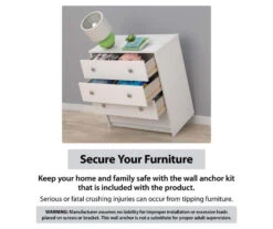 Ivory Oak 3-Door Storage Wardrobe -Home Furniture Store 810561398 6