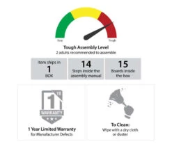 Ivory Oak 3-Door Storage Wardrobe -Home Furniture Store 810561398 7