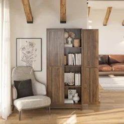 Seven Hills Columbia Walnut 2-Door Storage Cabinet -Home Furniture Store 810563167 51