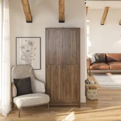 Seven Hills Columbia Walnut 2-Door Storage Cabinet -Home Furniture Store 810563167 61