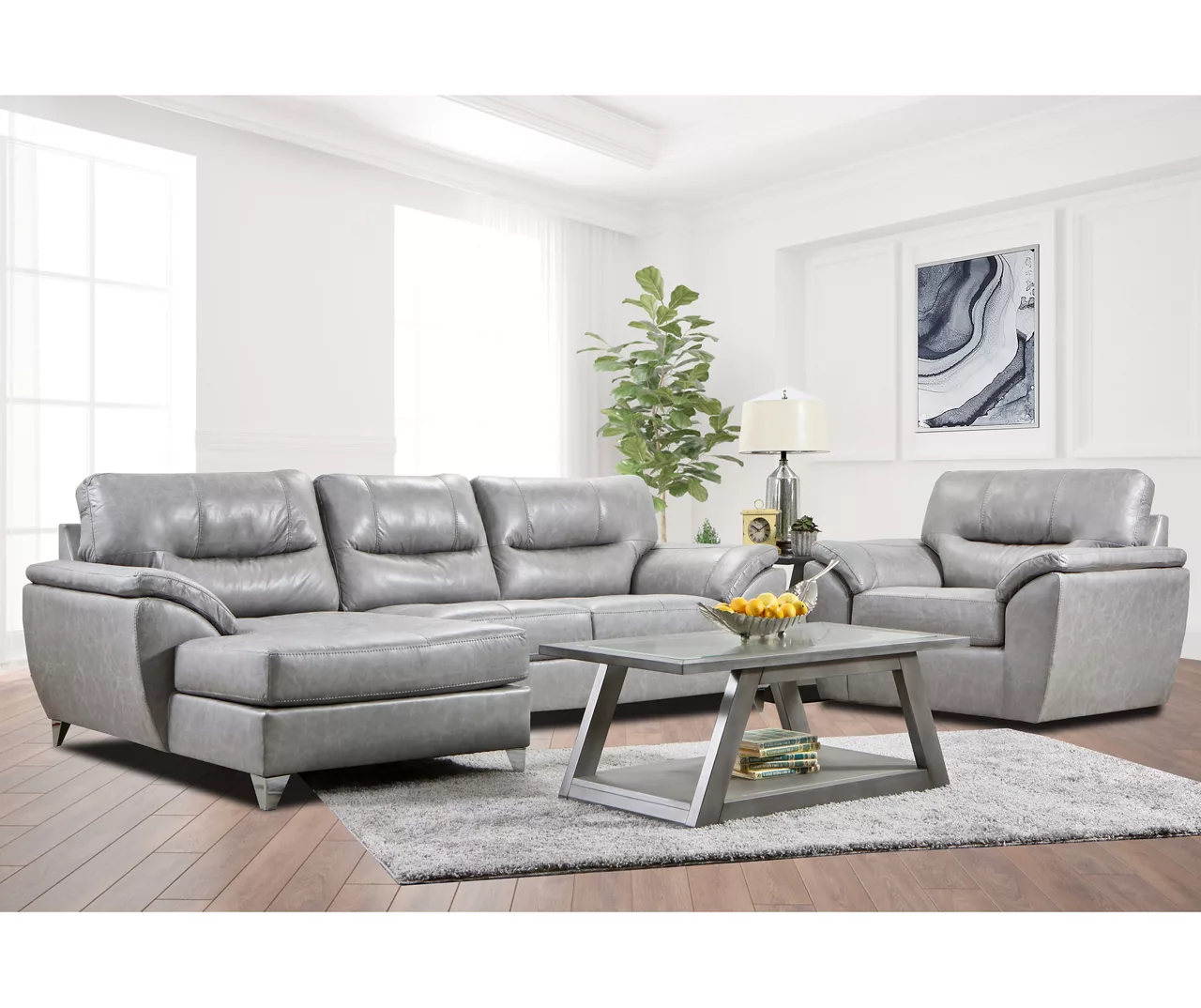 Clifton Ridge Stone Vegan Leather Swivel Chair Clifton Ridge Stone Vegan Leather Swivel Chair -Home Furniture Store 810569859 810569860 810569861