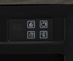 54" Gray Electric Fireplace Console -Home Furniture Store 810570726 3