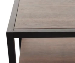 Walnut Chevron 2-Door Storage Cabinet -Home Furniture Store 810584249 2