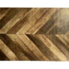 Brown Chevron Wood Print PVC Desk Mat, (34" X 47") -Home Furniture Store 810586420 1