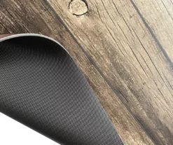 Brown Chevron Wood Print PVC Desk Mat, (34" X 47") 4 Brown Chevron Wood Print PVC Desk Mat, (34" X 47") -Home Furniture Store 810586420 2