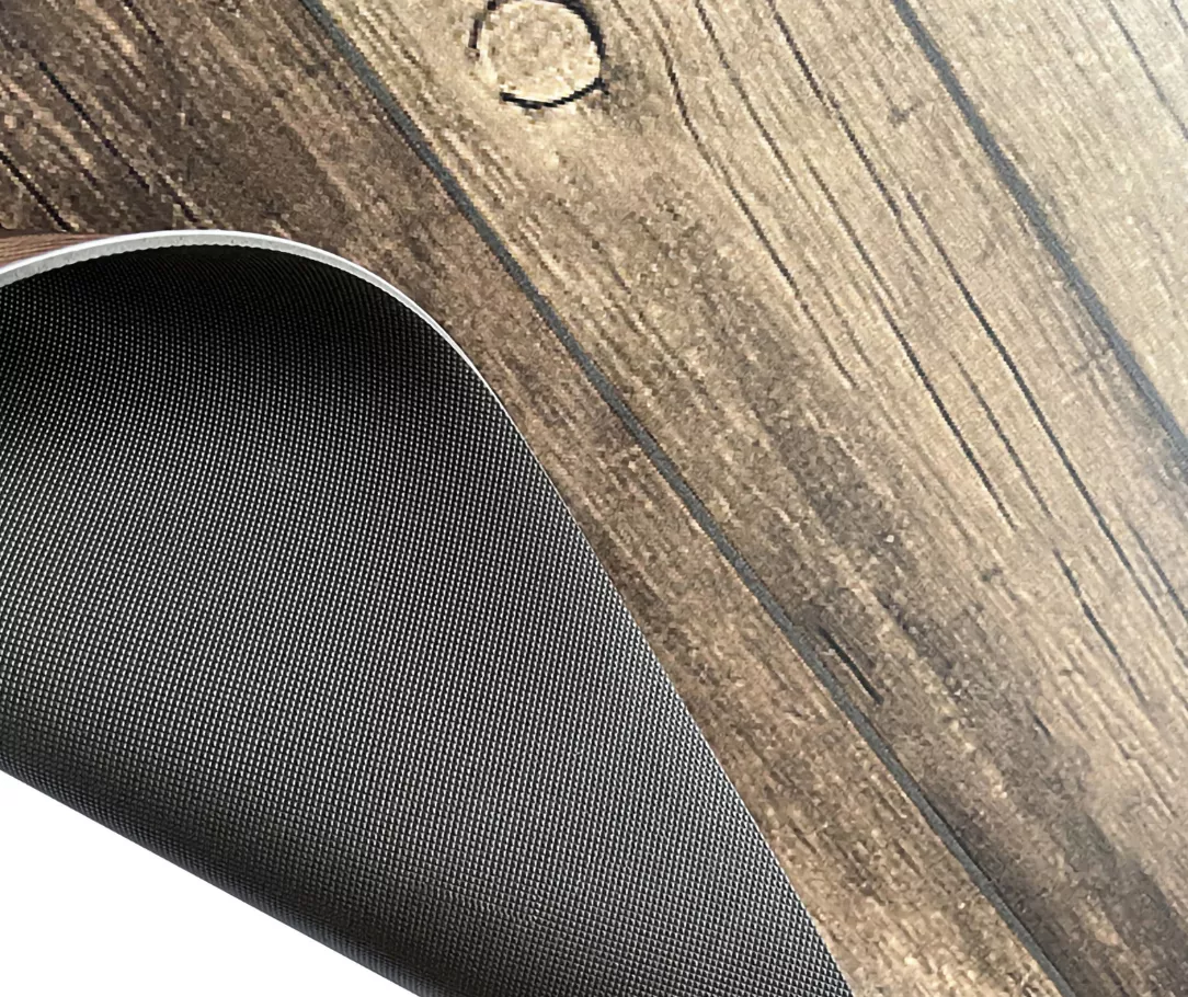 Brown Chevron Wood Print PVC Desk Mat, (34" x 47") Brown Chevron Wood Print PVC Desk Mat, (34" X 47") -Home Furniture Store 810586420 2