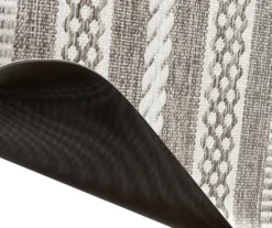 Gray & White Geo Stripe PVC Desk Mat, (34" X 47") -Home Furniture Store 810586481 2