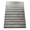Gray & White Geo Stripe PVC Desk Mat, (34" X 47") 2 Gray & White Geo Stripe PVC Desk Mat, (34" X 47") -Home Furniture Store 810586481 3