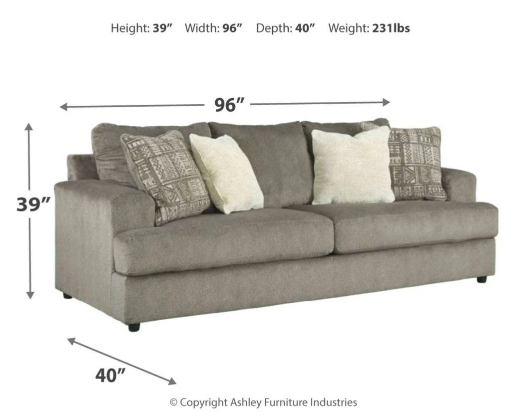 Soletren Ash Queen Sleeper Sofa Soletren Ash Queen Sleeper Sofa -Home Furniture Store 810587410 4