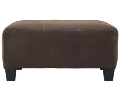 Signature Design By Ashley Navi Faux Leather Oversized Accent Ottoman -Home Furniture Store 810587440 3