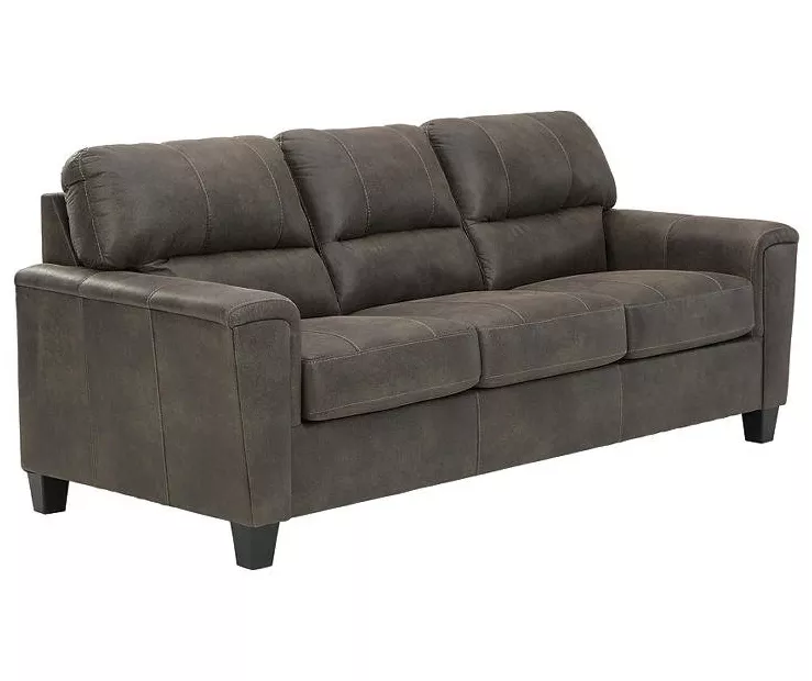 Signature Design By Ashley Navi Faux Leather Sofa Signature Design By Ashley Navi Faux Leather Sofa -Home Furniture Store 810587443 1