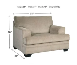 Signature Design By Ashley Dorsten Oversized Armchair -Home Furniture Store 810587466 3