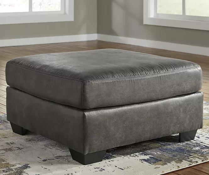 Bladen Slate Faux Leather Oversize Accent Ottoman Bladen Slate Faux Leather Oversize Accent Ottoman -Home Furniture Store 810587473 1