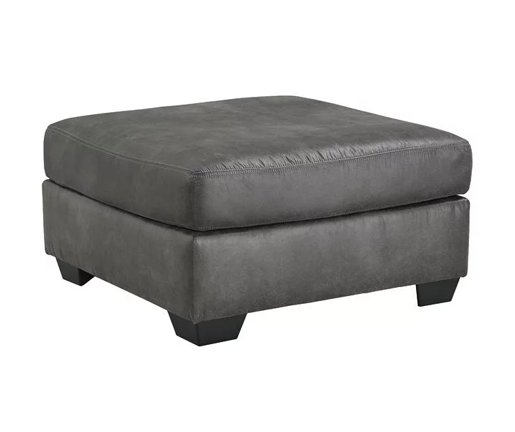 Bladen Slate Faux Leather Oversize Accent Ottoman Bladen Slate Faux Leather Oversize Accent Ottoman -Home Furniture Store 810587473 2