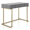 Camila Gray Writing Desk With Wireless Charging -Home Furniture Store 810589026 5