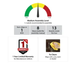 CosmoLiving Westerleigh Lift Top Desk -Home Furniture Store 810589032 2