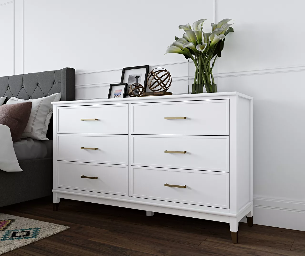 CosmoLiving Westerleigh 6-Drawer Dresser CosmoLiving Westerleigh 6-Drawer Dresser -Home Furniture Store 810589232 6