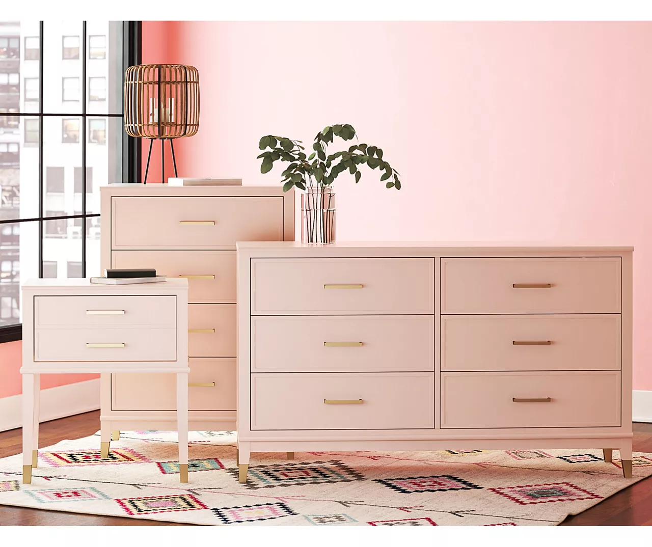 CosmoLiving Westerleigh 6-Drawer Dresser CosmoLiving Westerleigh 6-Drawer Dresser -Home Furniture Store 810589236 2