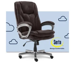 Benton Brown Big & Tall Faux Leather Executive Office Chair -Home Furniture Store 810590314 6