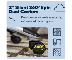 Delvin Black Bonded Leather Office Chair -Home Furniture Store 810590317 A0 5