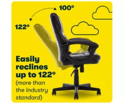 Mitchell Roasted Chestnut Vegan Leather Office Chair -Home Furniture Store 810590318 8