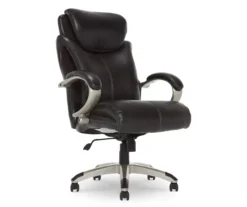 Dayton Dark Brown Big & Tall Bonded Leather Office Chair 5 Dayton Dark Brown Big & Tall Bonded Leather Office Chair -Home Furniture Store 810590372 4
