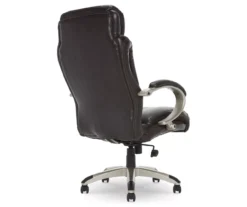 Dayton Dark Brown Big & Tall Bonded Leather Office Chair 6 Dayton Dark Brown Big & Tall Bonded Leather Office Chair -Home Furniture Store 810590372 5