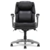 Anniston Black Bonded Leather Office Chair