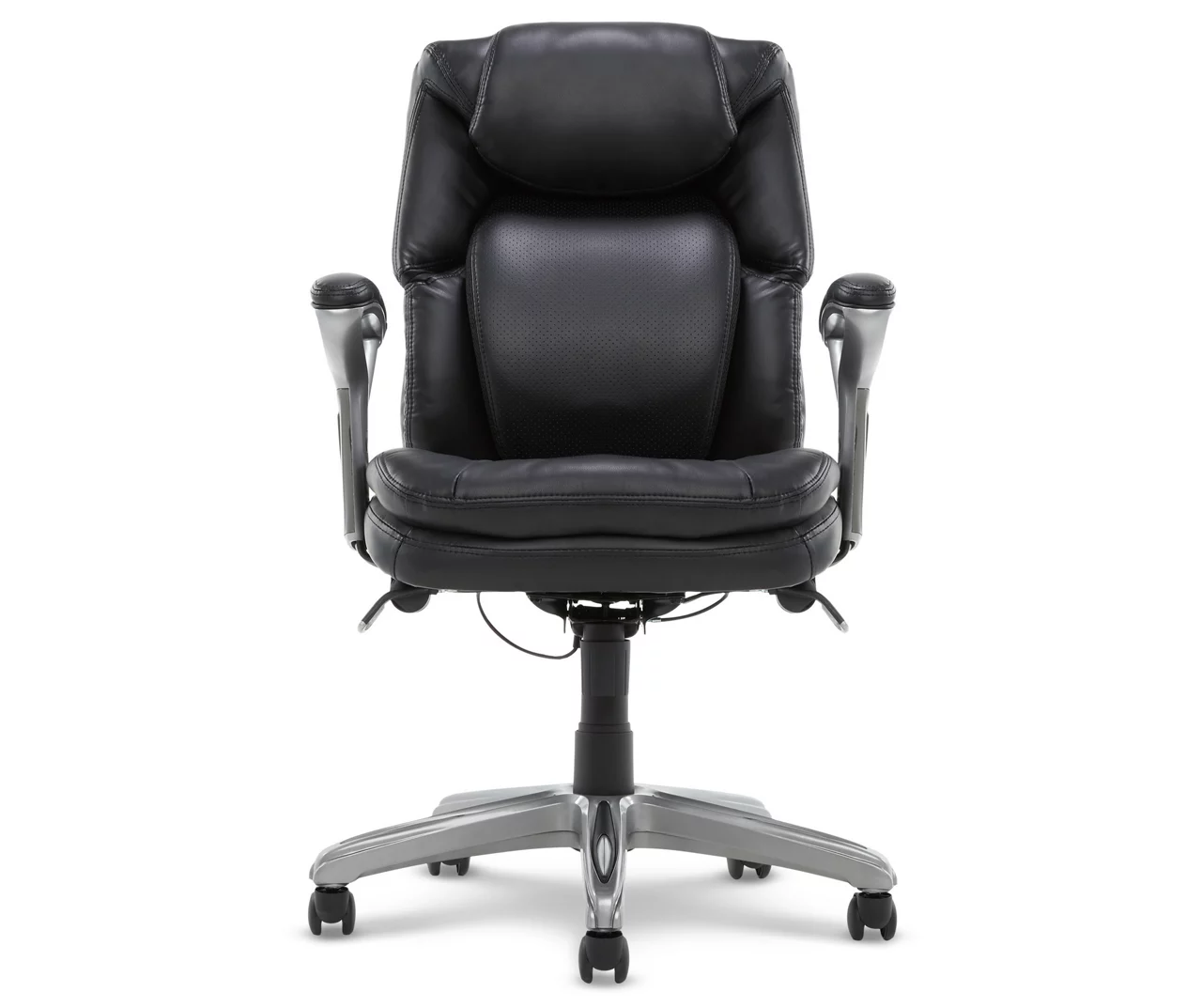 Anniston Black Bonded Leather Office Chair Anniston Black Bonded Leather Office Chair -Home Furniture Store 810590373 3