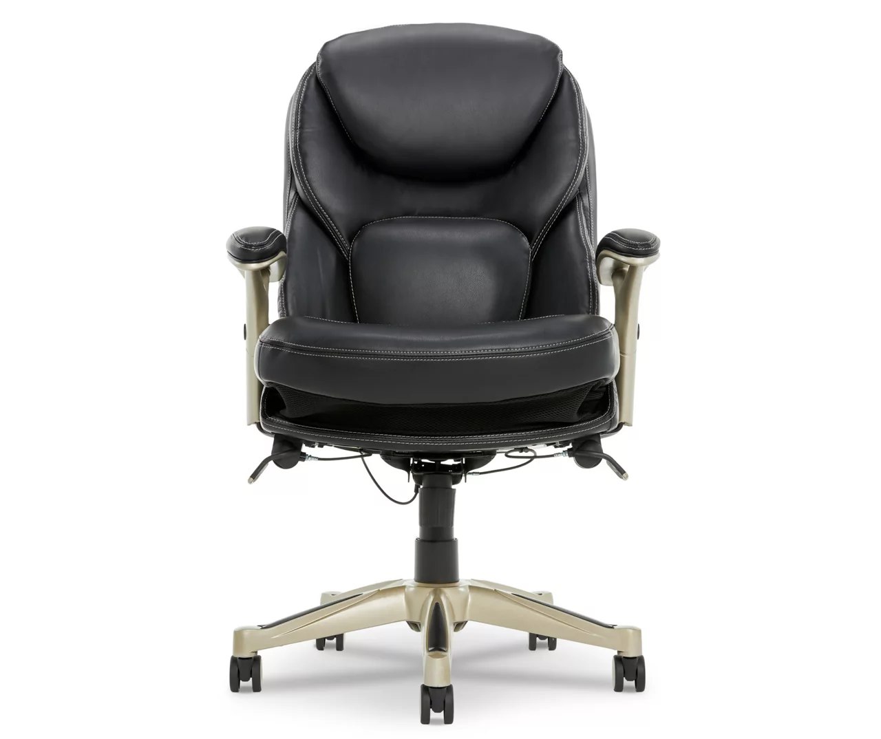 Claremont Black Bonded Leather Office Chair Claremont Black Bonded Leather Office Chair -Home Furniture Store 810590374 3