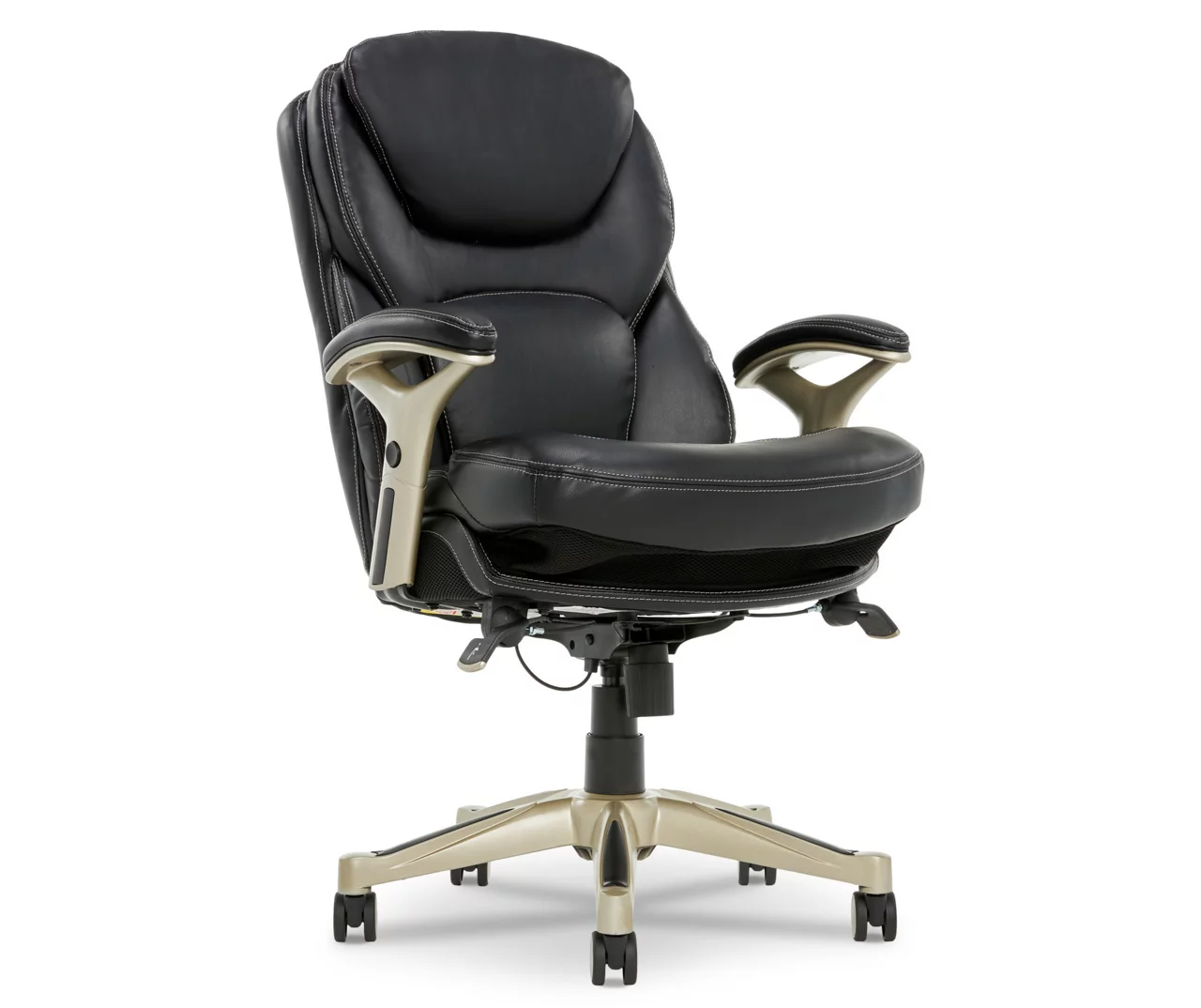 Claremont Black Bonded Leather Office Chair Claremont Black Bonded Leather Office Chair -Home Furniture Store 810590374 4