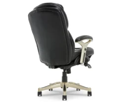 Claremont Black Bonded Leather Office Chair 4 Claremont Black Bonded Leather Office Chair -Home Furniture Store 810590374 5