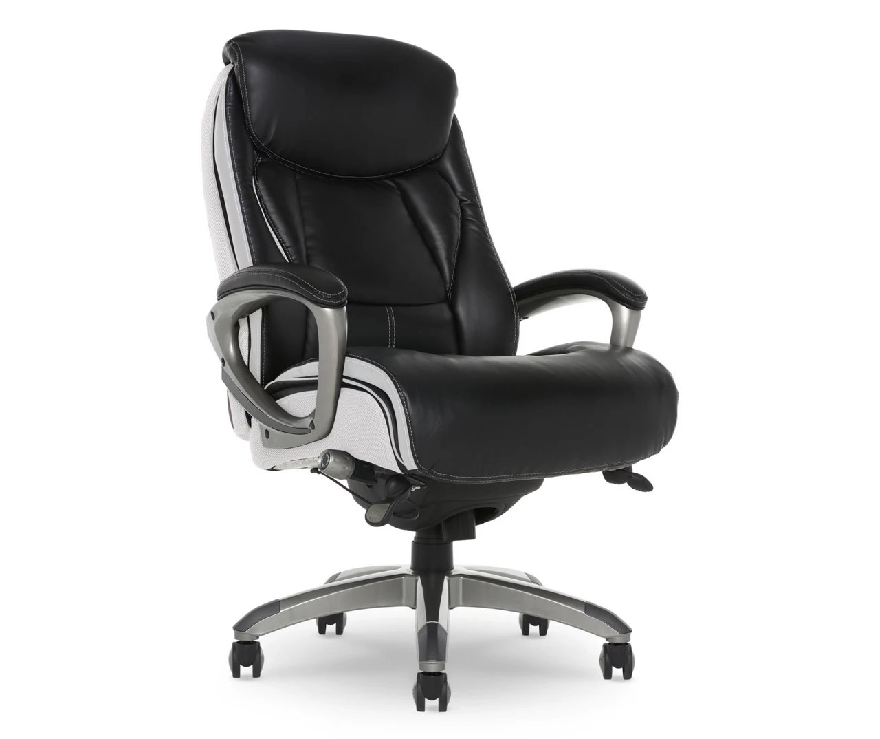 Lautner Black Executive Bonded Leather Office Chair Lautner Black Executive Bonded Leather Office Chair -Home Furniture Store 810590376 4