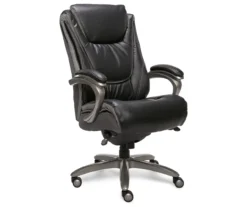 Baxter Black Big & Tall Bonded Leather Office Chair -Home Furniture Store 810590377 4