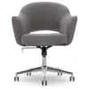 Valetta Gray Microfiber Office Chair -Home Furniture Store 810590379 3